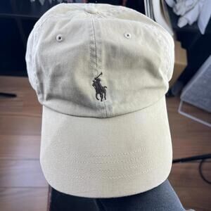Vintage Polo Ralph Lauren Leather Strapback Hat